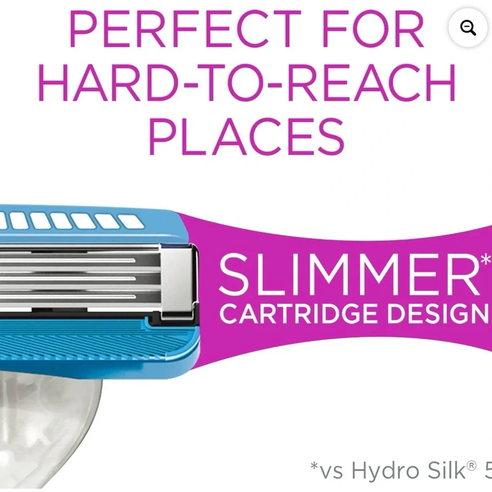 Schick Hydro Silk 3 Razor  & 3 Schick Hydro Silk 3 Razor Blade Refills